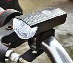 Predné svetlo na bicykel s USB dobíjaním